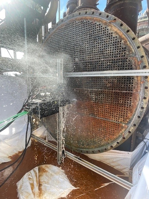 熱交内面自動洗浄機（センチネル）定修現場実戦適用