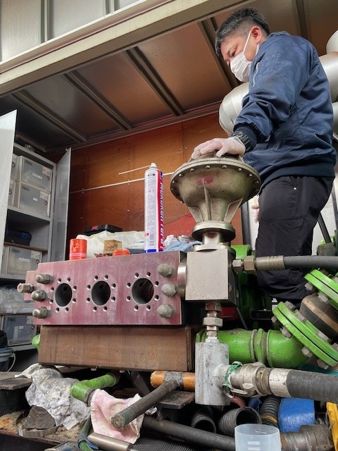 カマト2号＆3号プランジャー部メンテナンス